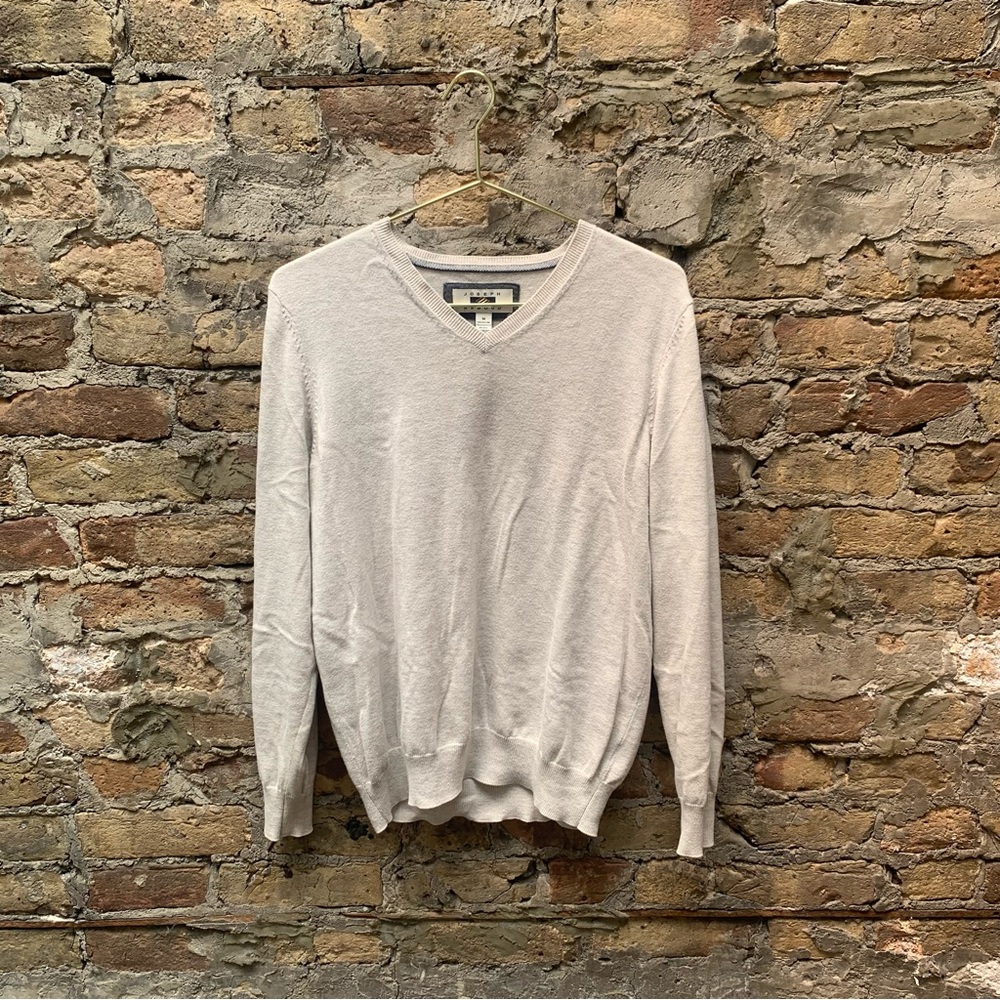 Joseph Abboud V Neck Sweater - Oatmeal